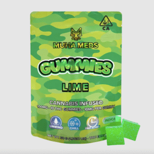 Lime Muha Meds Gummies